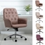 Picture of Vinsetto Computer Chair with Arms Modern Tufted Home Dining Room
