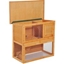Picture of Pawhut Wooden 90cm 2 Tiers Rabbit Hutch