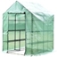 Picture of Outsunny Walk in Greenhouse W/ Shelves, M size-Dark Green