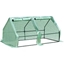 Picture of Outsunny 180x90x90cm Mini PE Grid Cover Steel Frame Greenhouse Green
