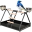 Picture of PawHut Portable Bird PlayStand Training Playground with Wood Perch Ladder Feeding Cups for Macaw Parrot Conure