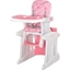 Picture of HOMCOM HDPE 3-in-1 Baby Booster High Chair Pink