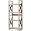 Picture of HOMCOM Particle Board Steel Enforced 4-Tier Bookshelf