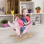 Picture of Kids 2 in 1 Rocking Elephant W/Wheels and Sound-Pink