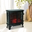 Picture of HOMCOM Electric Fireplace Heater w/LED Flame Effect, 1000W/2000W-Black