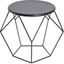 Picture of HOMCOM Steel Minimalist Pentagon Shaped Round Coffee Table Black