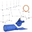 Picture of PawHut Dogs PE Set-of-5 Obstacle Agility Training Set White