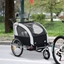 Picture of HOMCOM 2 in 1 Multifunctional Bicycle Child Carrier Baby Trailer Stroller Jogger Kit in Steel Frame