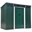 Picture of Outsunny Garden Shed, 238.4Lx123.5Wx180-194H cm, Steel-Green
