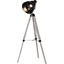 Picture of HOMCOM Height Adjustable Industrial Style Tripod Floor Lamp for Living Room Bedroom, Vintage Spotlight Reading Lamp with Wood Metal Legs E27 Base