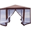 Picture of Outsunny Garden Gazebo W/Mosquito Net-Brown