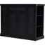 Picture of HOMCOM Wooden Multifunction Island Storage Cabinet Black