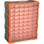 Picture of DURHAND 60 Drawer Storage Cabinets, 38Lx16Dx47.5H cm, Plastic-Orange