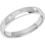 Picture of A stylish diamond set courted ladies wedding ring in palladium