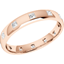 Picture of A classic Princess Cut diamond set ladies wedding ring in 18ct rose gold