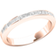 Picture of A stunning Princess Cut diamond eternity ring in 18ct rose gold