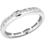 Picture of A stylish Round Brilliant Cut full diamond eternity/wedding ring in 18ct white gold (In stock)