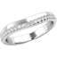 Picture of A Round Brilliant Cut diamond set wedding/eternity ring in 18ct white gold (In stock)