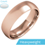 Picture of A classic courted mens ring in heavy 18ct rose gold