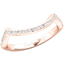 Picture of A Round Brilliant Cut diamond set wedding ring in 18ct rose gold