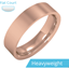 Picture of A classic flat court mens ring in heavy 18ct rose gold
