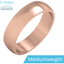 Picture of A stylish D shaped mens ring in medium 18ct rose gold