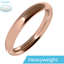 Picture of A classic courted ladies wedding ring in heavy-weight 18ct rose gold