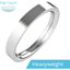 Picture of A timeless ladies flat top wedding ring in heavy-weight platinum