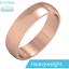 Picture of A stylish D shaped mens ring in heavy 18ct rose gold