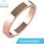 Picture of A stunning flat top ladies wedding ring in heavy-weight 18ct rose gold