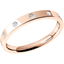 Picture of An elegant diamond set ladies wedding ring in 18ct rose gold