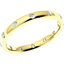 Picture of A beautiful diamond set courted ladies wedding ring in 18ct yellow gold