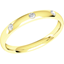 Picture of A classic diamond set ladies wedding ring in 18ct yellow gold