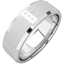 Picture of An impressive mixed finish mens ring in palladium