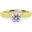 Picture of A stunning Round Brilliant Cut solitaire diamond ring in 18ct yellow & white gold