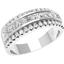 Picture of An elegant Princess & Round Brilliant Cut diamond ring in platinum