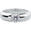 Picture of A beautiful Round Brilliant Cut solitaire diamond ring in platinum