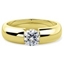 Picture of A beautiful Round Brilliant Cut solitaire diamond ring in 18ct yellow gold