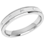 Picture of A striking ladies diamond set wedding ring in palladium