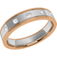 Picture of A stunning ladies diamond set wedding ring in 18ct white & rose gold