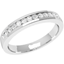 Picture of A stunning Round Brilliant Cut diamond set wedding/eternity ring in platinum