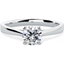 Picture of A classic Round Brilliant Cut solitaire diamond ring in 18ct white gold