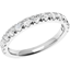 Picture of A stylish Round Brilliant Cut diamond eternity/wedding ring in 18ct white gold