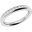 Picture of A classic full set brilliant cut diamond set ladies eternity/wedding ring in 18ct white gold