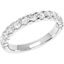 Picture of An elegant diamond set ladies wedding ring in 18ct white gold