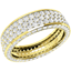 Picture of A luxurious diamond set ladies wedding ring in 18ct yellow gold