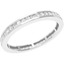 Picture of A gorgeous full set brilliant cut diamond set wedding ring in 18ct white gold