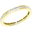 Picture of A gorgeous full set brilliant cut diamond set wedding ring in 18ct yellow gold