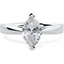 Picture of A classic Marquise Cut solitaire diamond ring in platinum