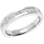 Picture of A sleek Princess Cut diamond eternity ring in 18ct white gold